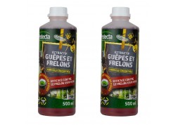PROTECTA Attractif Guêpes, Frelons et Mouches – Liquide pour piège Guêpes - Concentré à diluer - 2x500ml